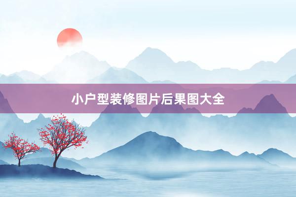 小户型装修图片后果图大全